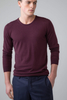 Men Silk and Cashmere Round Neck Sweater 