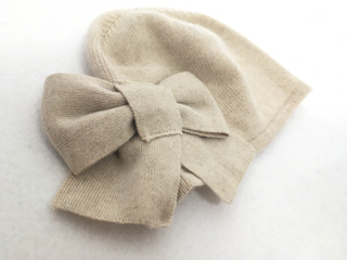 IMfield Natural Series, Lady's Cashmere Bowknot Beanie