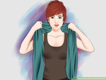 How To Tie a Scarf-The Modern One Loop