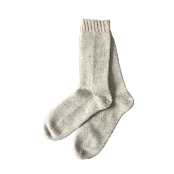 Plain Cashmere Socks
