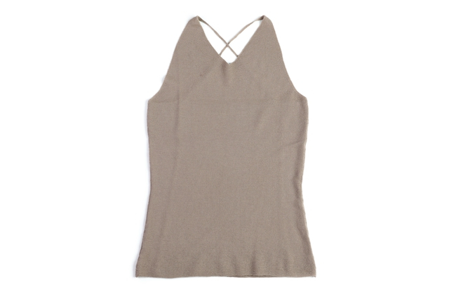 Strap Sleeveless Cashmere Sweater