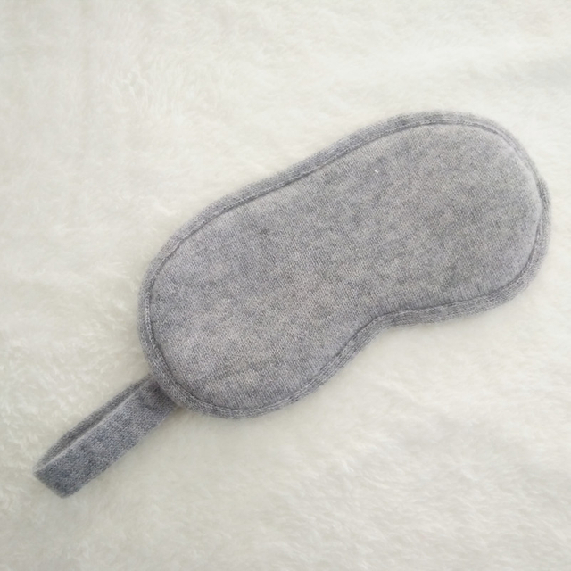 100% Cashmere Sleep Eye Mask with 100% Silk Lining