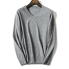 Men\'s Knitted V-neck Cashmere Sweater