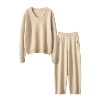 Tall Women's 2pc Cashmere Knit Sweater Sets Pants