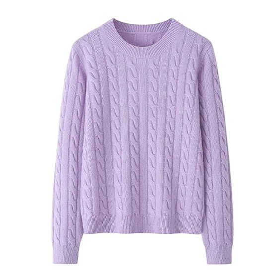 Cable Knit Cashmere Sweater ladies