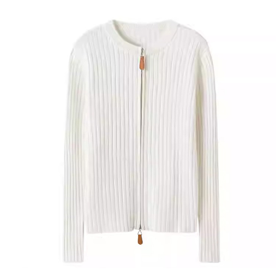 Casual Women Full Zip cashmere Cardigan