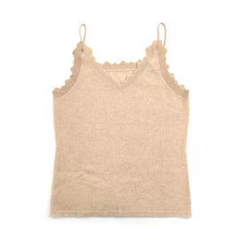 Women Plain cashmere camisole