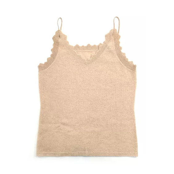 Women Plain cashmere camisole