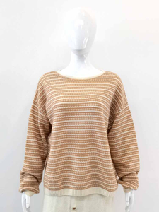 Women casual Round Neck Hollow Sweater