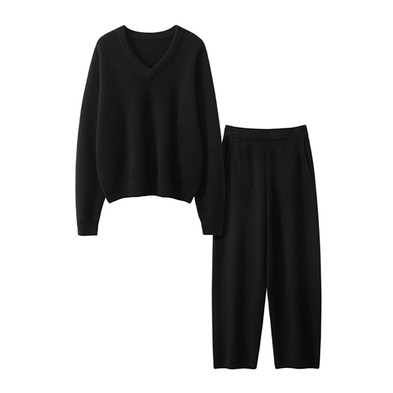 Tall Women's 2pc Cashmere Knit Sweater Sets Pants
