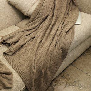 King Size Solid Color Cashmere Blanket