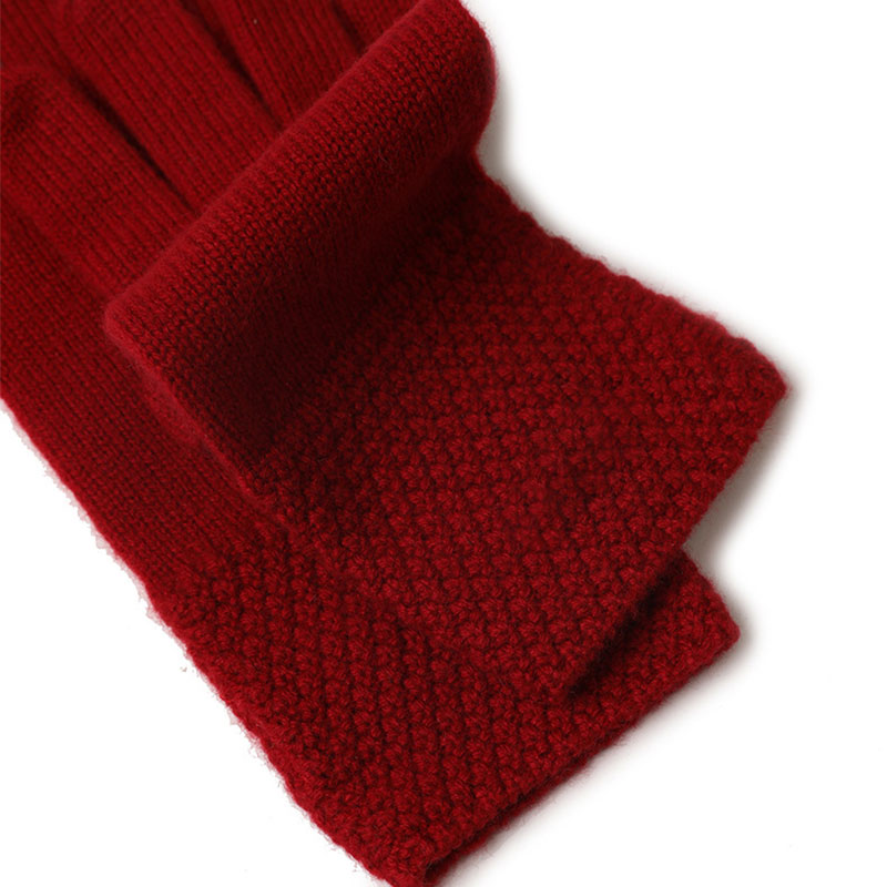 Touch Screen Lady Knitted Cashmere Gloves 