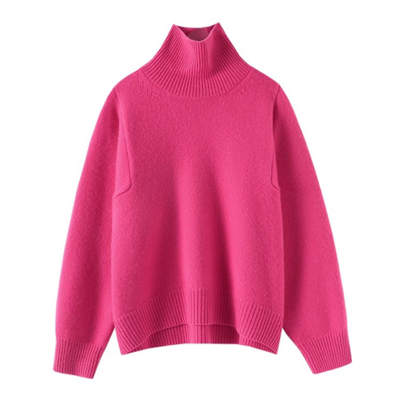 Women Turtle Neck Cashmere Sweater