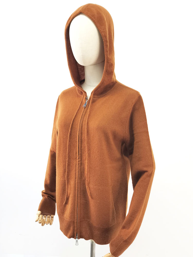 Women Casual Cashmere Zip Hoodie