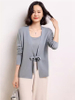 Women 100% Wool V-neck Cardigan 