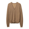 Women V Neck long sleeve kint Cashmere Jumper