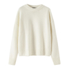 Women Rib Knit Cashmere Jumper