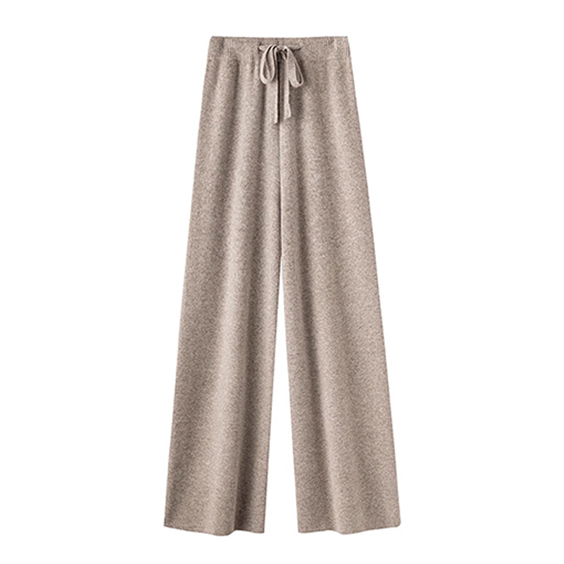 Women's casual loose cashmere long pants 