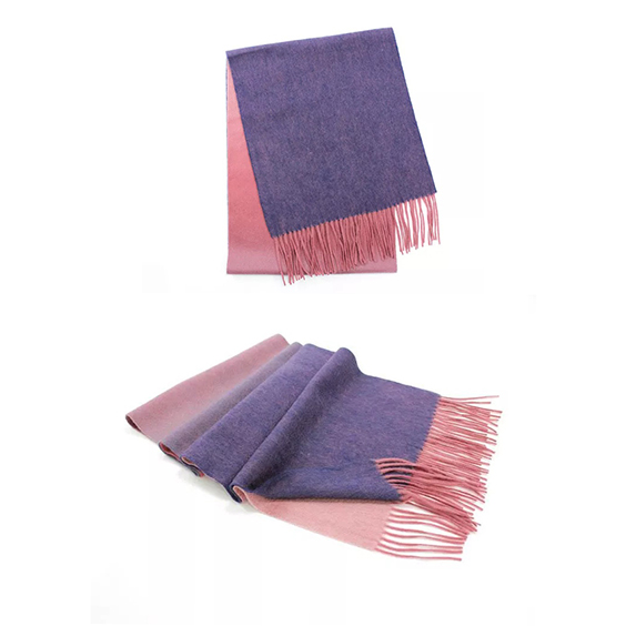 Jacquard Woven Gradient Cashmere Shawl