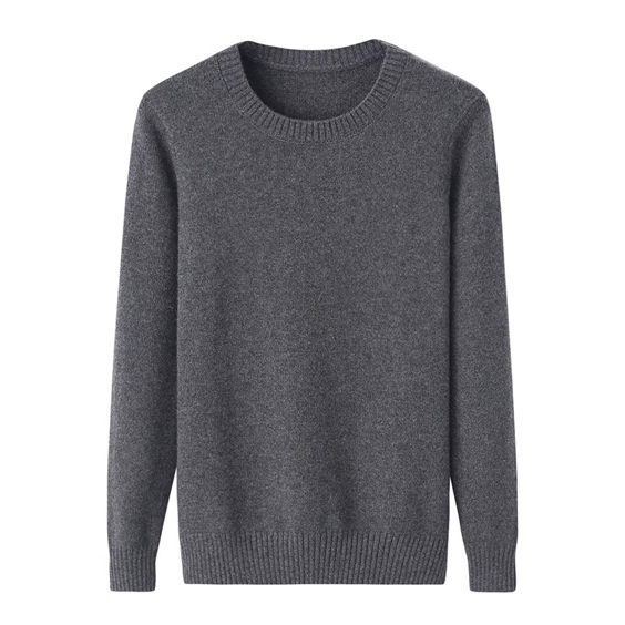 Men Crew Neck Cashmere Sweater