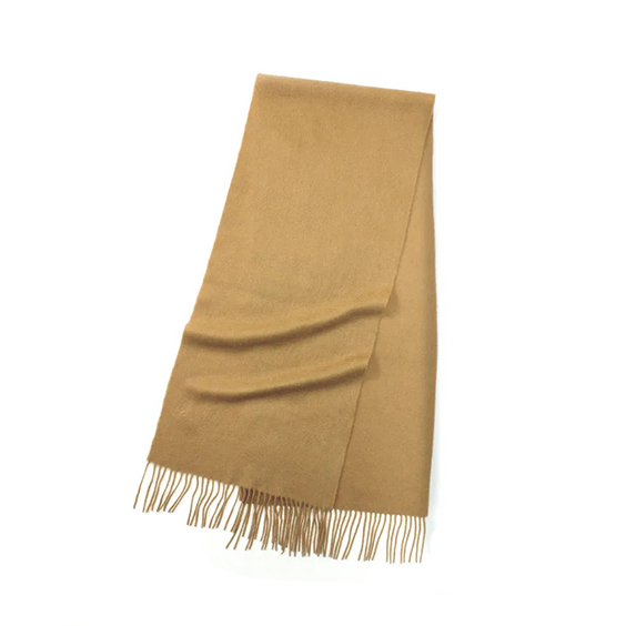 35cm Width plain color long cashmere shawl With tassels