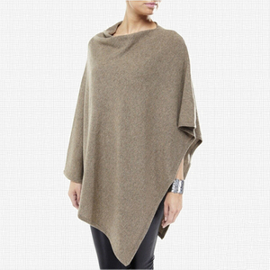 Autumn Plain Cashmere Poncho