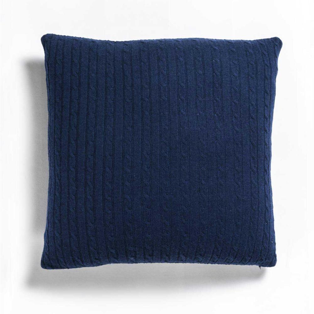 Plain Knitted Cashmere Pillowcase