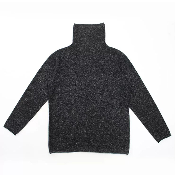 stylish women high neck cashmere sweater