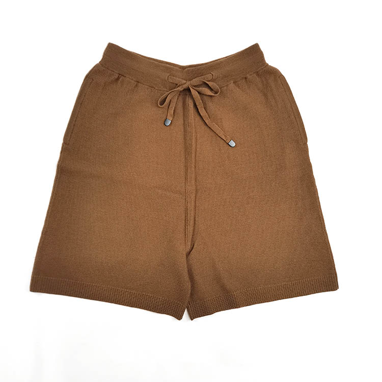 100% Wool Womens Solid Color Shorts 5