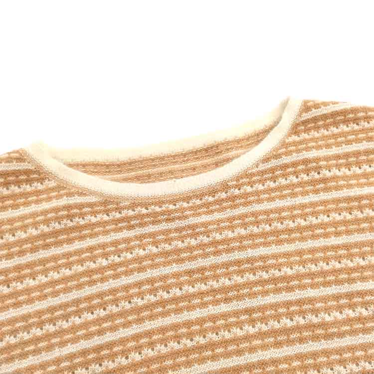 Women casual Round Neck Hollow Sweater 4