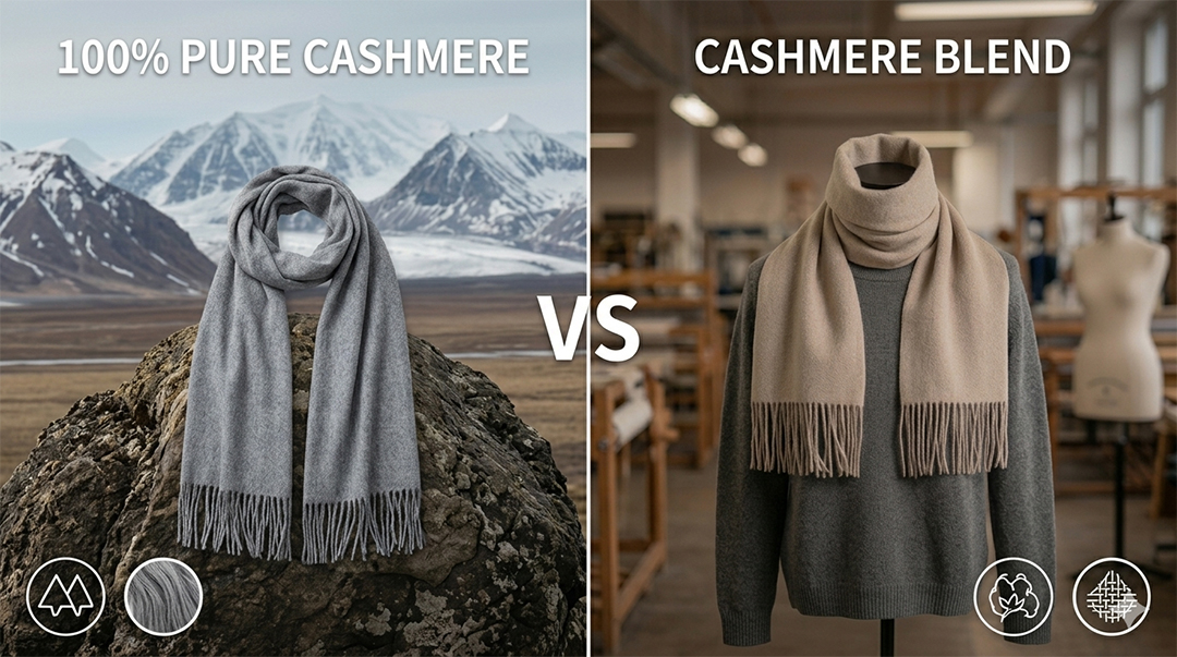 100% Cashmere vs Cashmere Blend