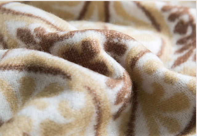 King Size Jacquard Cashmere Blanket