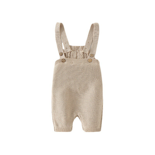 Custom High Quality Argyle Baby Rompers Wholesale Pearl Baby Grows 100 Cotton Baby Knit Romper