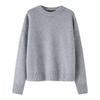 Women Rib Knit Cashmere Jumper