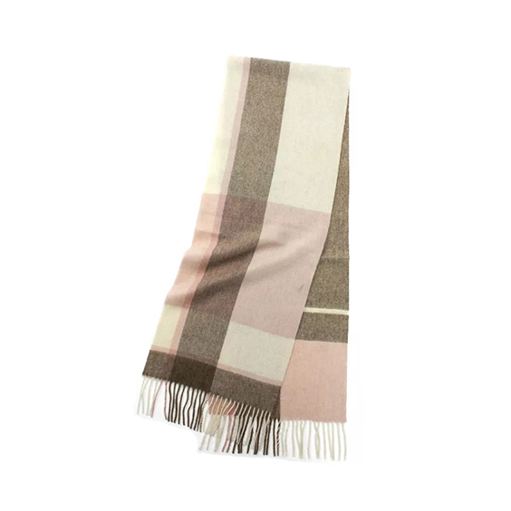 Multicolor pure Wool plaid Scarf