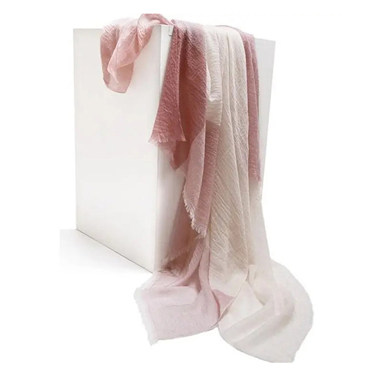 Spray Print Worsted Cashmere Scarf