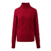 Women turtleneck Crinkle sweater