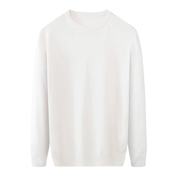 Men Crew Neck Cashmere Sweater