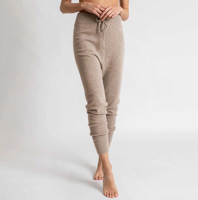  High Quality Women's 100% Cashmere Knitted Pants 