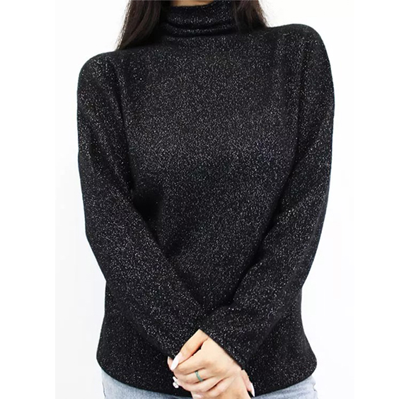 stylish women high neck cashmere sweater