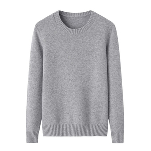 Men Crew Neck Cashmere Sweater