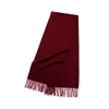 35cm Width plain color long cashmere shawl With tassels