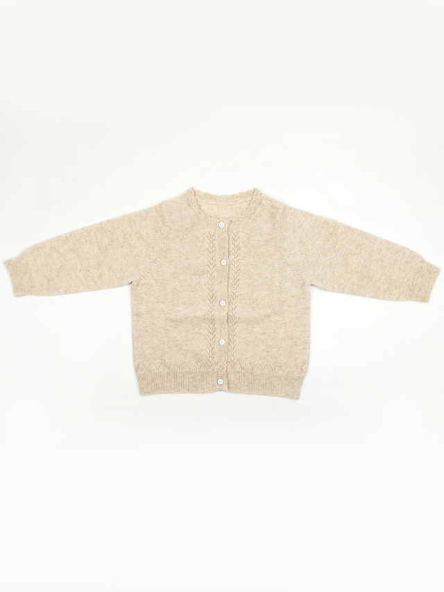 Girls's Lace Collar Cardigan