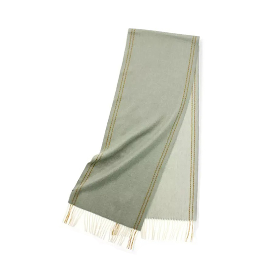 Double Side Cashmere Scarf with Tassels