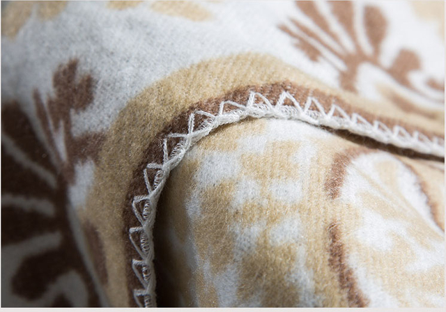 King Size Jacquard Cashmere Blanket