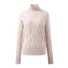 Women turtleneck Crinkle sweater