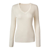 Multicolored Women V Neck Cashmere sweaters