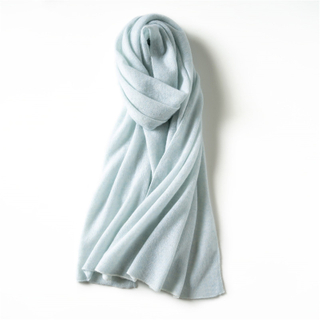 Solid Color Wool Knitted Scarf 