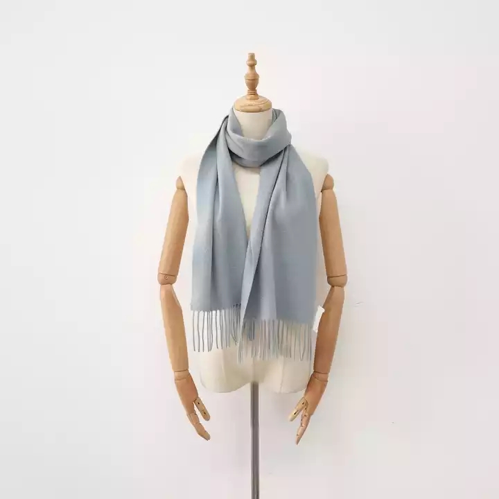 100% Cashmere Solid Color Shawl 