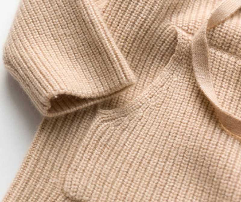 2023 New Design Customization 100% kids Wholesale Cashmere Sweater Hoodie knitted Baby Cashmere Sweater